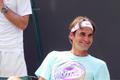 Londýn 2012 - tenis, trénink (Roger Federer)