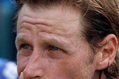 Finále tenisového turnaje v Londýně mezi Nalbandianem a Čiličem, který skončil diskvalifikací Argentince