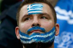 Fanoušci před čtvrtfinálovým utkáním Německo - Řecko na Euru 2012