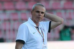 Trenér Vítězslav Lavička v zápase Sparta - České Budějovice