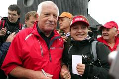 václav Klaus a Přemysl Sobotka na Sněžce