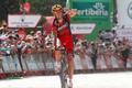 Philippe Gilbert se raduje z vítězství v 9. etapě Vuelty 2012