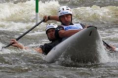 Vodní slalomáři na Světovém poháru 2012 v pražské Troji.