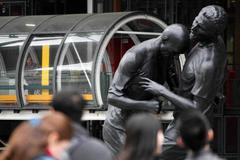 Zidane vs. Materazzi incident z finále MS, socha