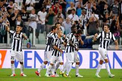 Radost fotbalistů Juventusu Turín