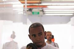 Velká cena Singapuru, zklamaný Lewis Hamilton