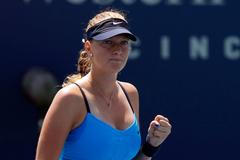 Petra Kvitová na turnaji v Cincinnati
