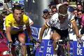 Lance Armstrong a Jan Ullrich v roce 2001 při dojezdu na Luiz Ardiden