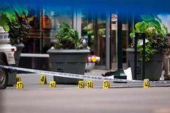 New York - Empire State Building - střelba