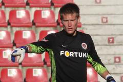 Tomáš Vaclík v zápase Sparta - České Budějovice