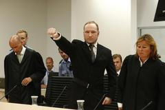 Foto: Závěr procesu s Breivikem. Soud nad ním vynesl rozsudek.