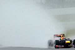 Mark Webber při tréninku na GP Německa