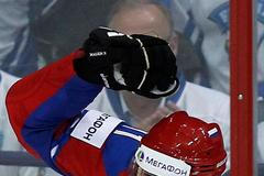 Malkin se raduje z gólu ve finále MS Rusko - Slovensko