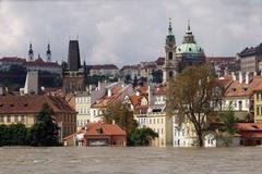 Foto: Klementinum vzpomíná na ničivé povodně z roku 2002 -