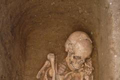 Výzkum pohřebiště na stavbě tunelu Blanka