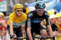Bradley Wiggins a Christopher Froome, 17. etapa Tour de France 2012