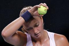 Petra Kvitová na turnaji v Tokiu 2012, prohra s Martičovou ve 2. kole