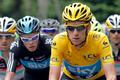 Bradley Wiggins a Christopher Froome během 14. etapy Tour de France