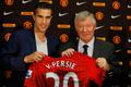 Van Persie a Alex Ferguson
