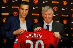 Van Persie a Alex Ferguson