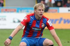 Fotbalista Plzně František Rajtoral v utkání se Spartou Praha v sedmém kole Gambrinus ligy 2012/13.