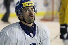 Tomáš Plekanec na tréninku Kladna