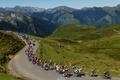 Peloton v Pyrenejích (16. etapa)