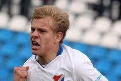 Matěj vydra v dresu Baníku Ostrava