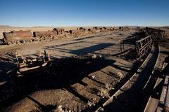 Foto: Hřbitov vlaků v Bolívii