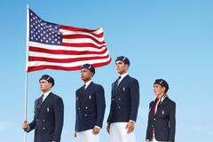 Američtí olympionici v uniformách Made in China