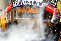 Sebastian Vetel na tréninku VC Singapuru