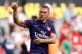 Lukas Podolski v dresu Arsenalu (letní příprava)