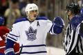 Český hokejista Tomáš Kaberle z Toronta Maple Leafs v utkání NHL 2011/12 s Montrealem Canadiens.