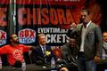 Manuel Charr na tiskové konferenci po zápase David Haye - Dereck Chisora