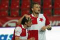 Vitali Trubila a Zbyněk Pospěch v utkání Slavia - Hradec