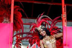 Vítání olympijského šampiona Keshorna Walcotta (Trinidad a Tobago)