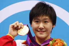 Čínská plavkyně Jie Š'-wen