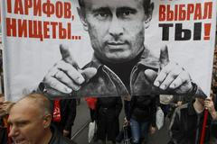 Protesty v Rusku - pochod milionů