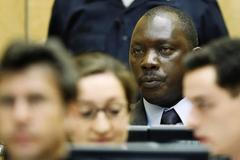 Bývalý velitel konžských milic Thomas Lubanga v Haagu
