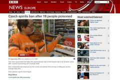 Zahraniční média píší o české prohibici, BBC