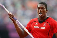 Olympijský vítěz z Trinidadu a Tobaga Keshorn Walcott