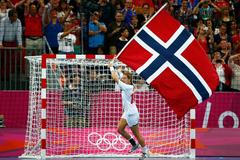 Norské házenkářky slaví zlaté medaile na OH