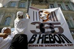 ukrajina - tymošenková - výročí - vězení