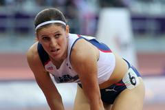 Česká sprinterka Zuzana Hejnová doběhla 4. v druhém rozběhu kvalifikace ve štafetě na 4x400 m na OH 2012 v Londýně.