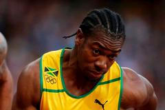 Yohan Blake v semifinále běhu na 200 metrů (hodinky)