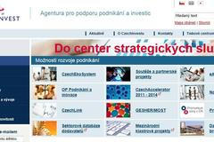 CzechInvest - webové stránky