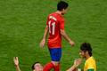 Leandro Damiao a Neymar slaví gól na OH 2012
