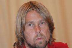 Český fotbalový reprezentant Jaroslav Plašil během tréninku před přípravným utkáním s Finskem v sezóně 2011/12.