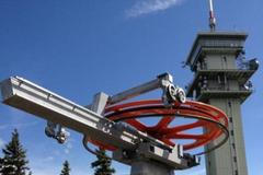 Klínovec - stavba lanové dráhy