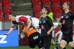 Milan Škoda v utkání Slavia - Hradec